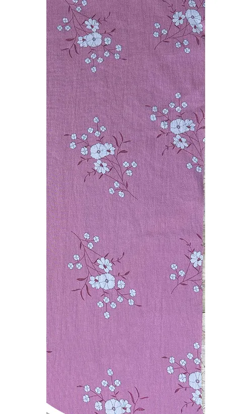 Printed Crepe fabric